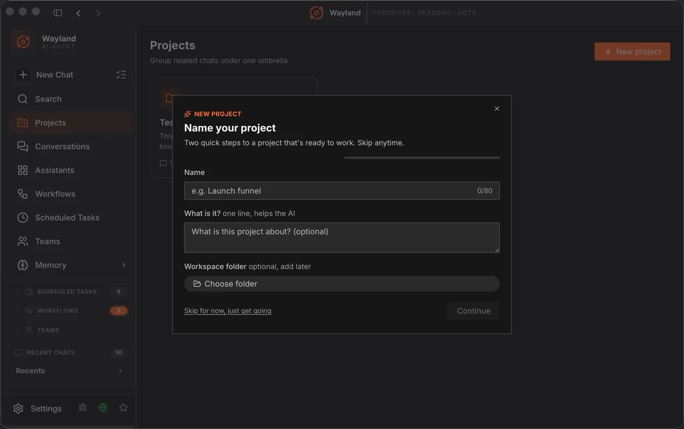 Wayland projects - organized, shared, ready to ship